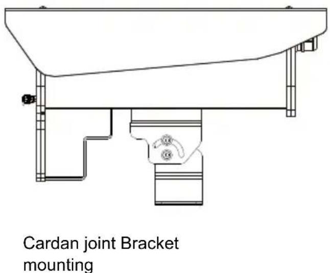 Cardan joint Bracket mounting