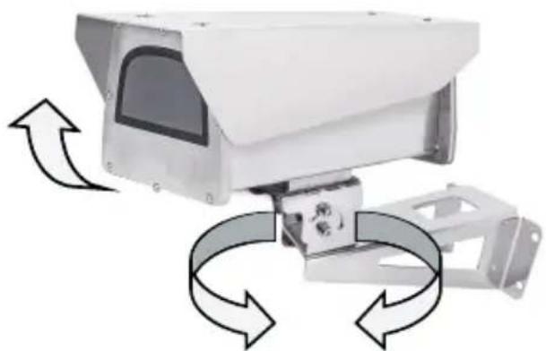 Vivotek AE-510-I - Swivel Positions and Directions - 1