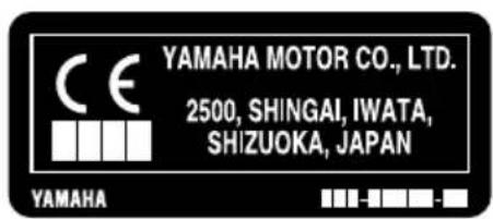 YAMAHA F6 (2017) - EU-merke - 3