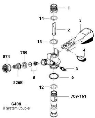 Micro Matic SP1000 - REPLACEMENT PARTS - 11