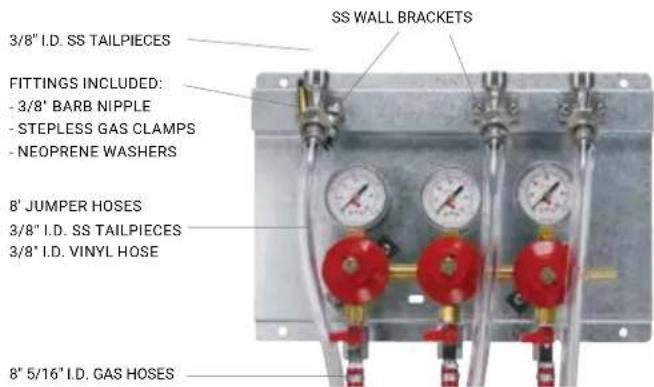 Micro Matic SP1000 - SECONDARY REGULATOR PANEL KITS - 1