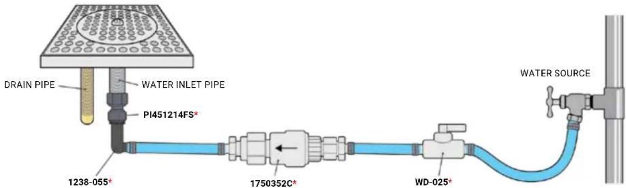 Micro Matic SP1000 - RINSER FITTINGS - 5