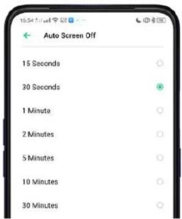 Realme V23 - Change Auto-lock Time - 1