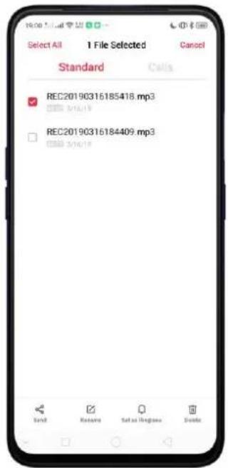 Realme V23 - Manage recordings - 4