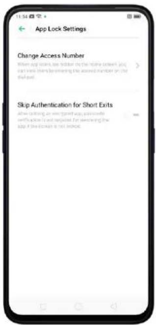 Realme V23 - Managing encrypted apps - 1