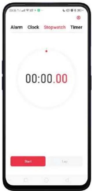 Realme V23 - Use the Stopwatch - 1