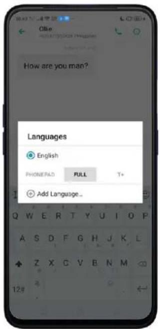 Realme V23 - Add or Change Keyboard Languages - 3