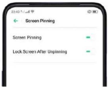 Realme V23 - Activate screen pinning - 5