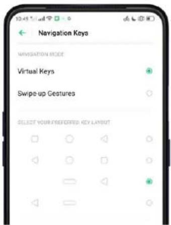 Realme V23 - Menu, Home, and Return Buttons - 2