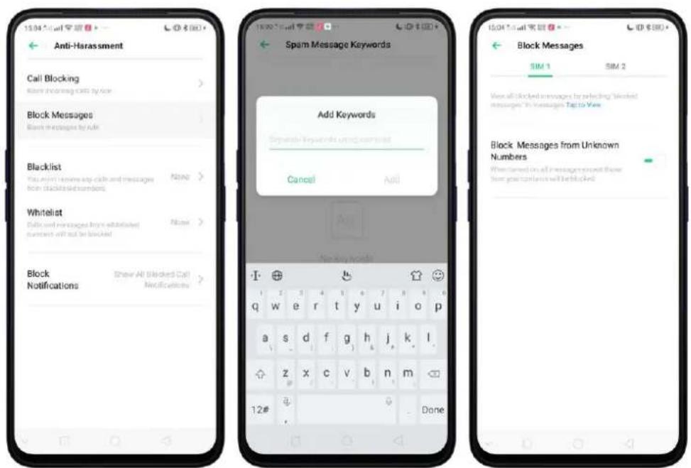 Realme V23 - Customize Message Settings - 1