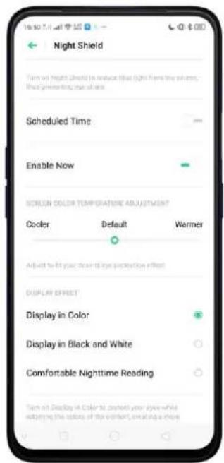 Realme V23 - Adjust the Screen Brightness and Color Temperature - 4