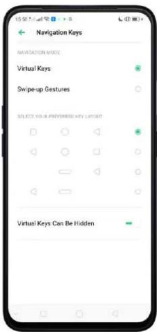 Realme V23 - Menu, Home, and Return Buttons - 5