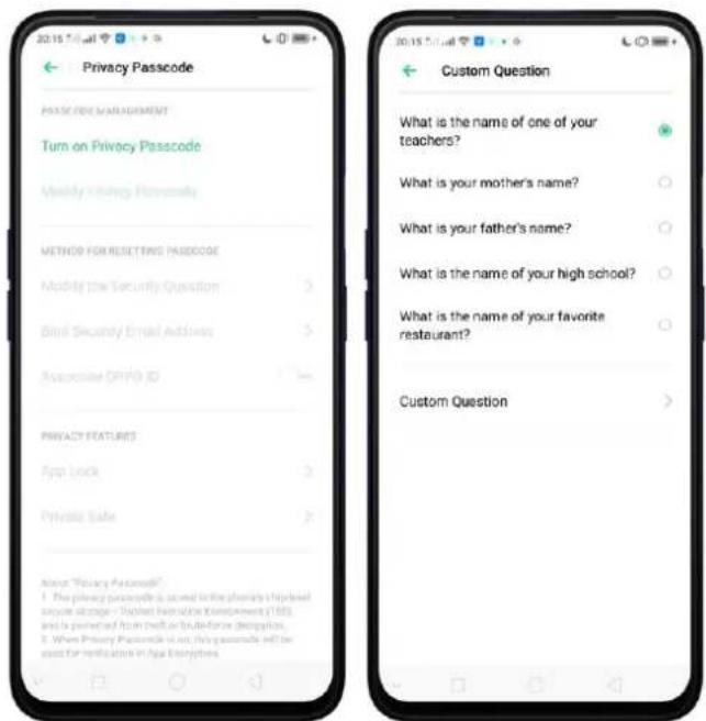 Realme V23 - Turn off the passcode - 1