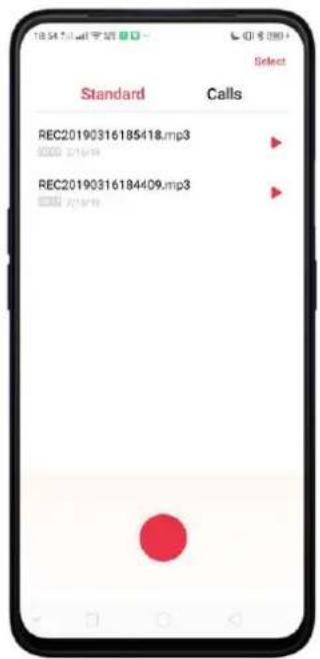 Realme V23 - Manage recordings - 2