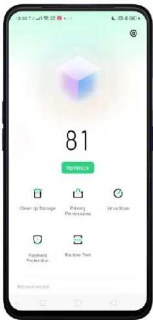 Realme V23 - Scan and Optimize the Phone - 2