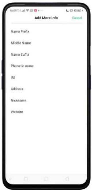 Realme V23 - Add a Contact - 3