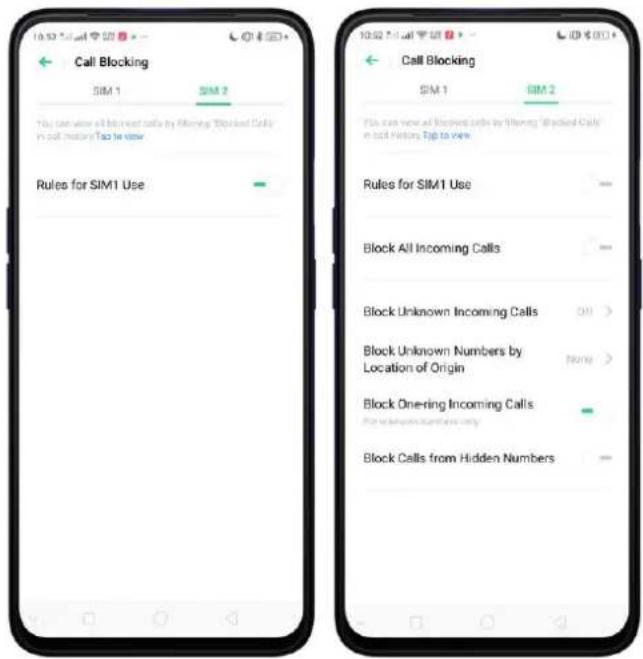 Realme V23 - Block Calls - 4