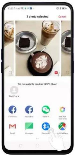 Realme V23 - Share via Bluetooth. - 1