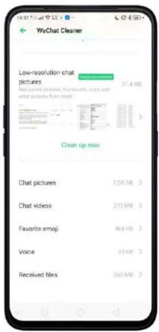 Realme V23 - WeChat Cleaner - 4