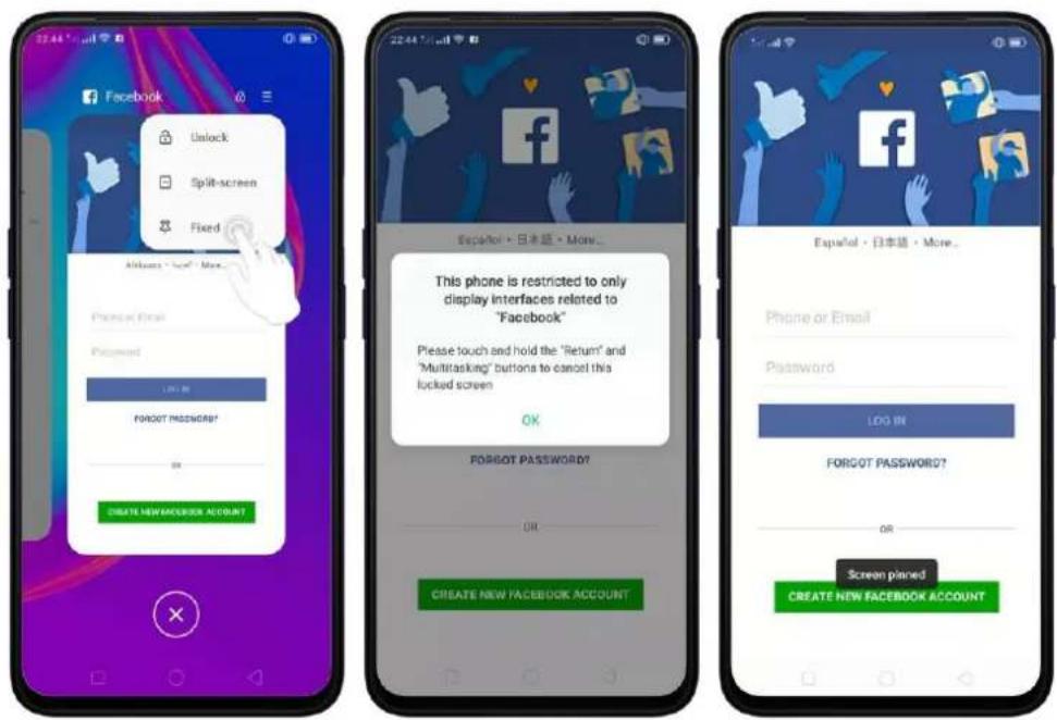 Realme V23 - Activate screen pinning - 2