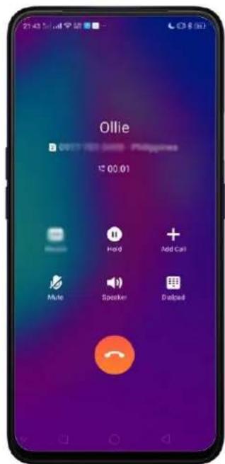 Realme V23 - While you're on a call - 1
