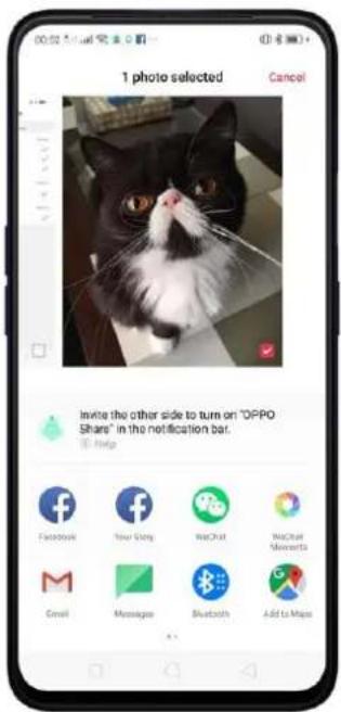 Realme V23 - Share from apps - 2