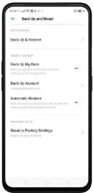 Realme V23 - Back up your phone - 2