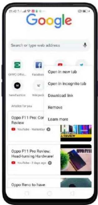Realme V23 - Search the web - 6