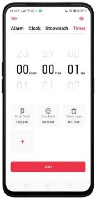 Realme V23 - Customizing Timer - 1