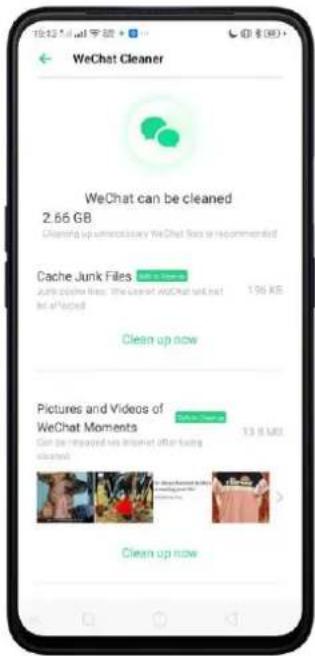 Realme V23 - WeChat Cleaner - 1