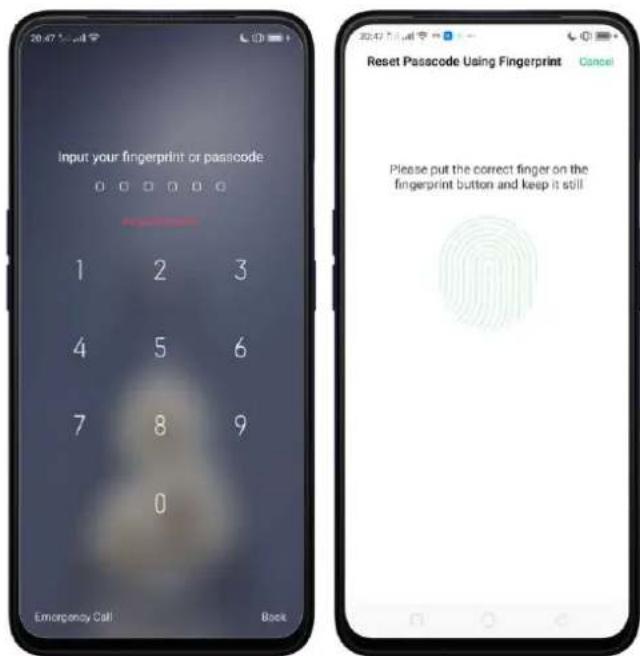 Realme V23 - Turn off the passcode - 7
