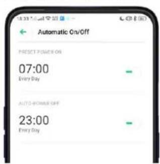 Realme V23 - Preset Device On/Off Time or Automatic On/Off - 2