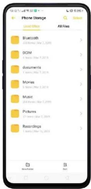 Realme V23 - File classification - 3