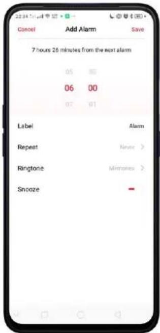 Realme V23 - Set Alarm Clocks - 1