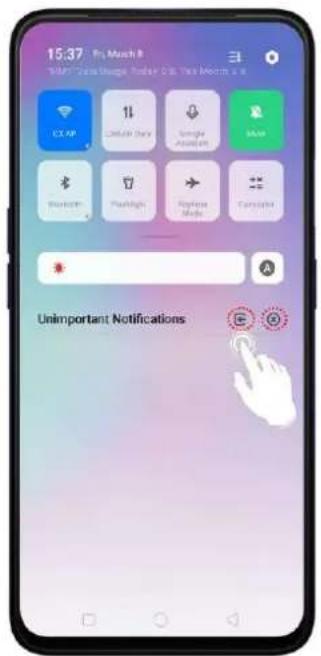 Realme V23 - Notification Center - 2