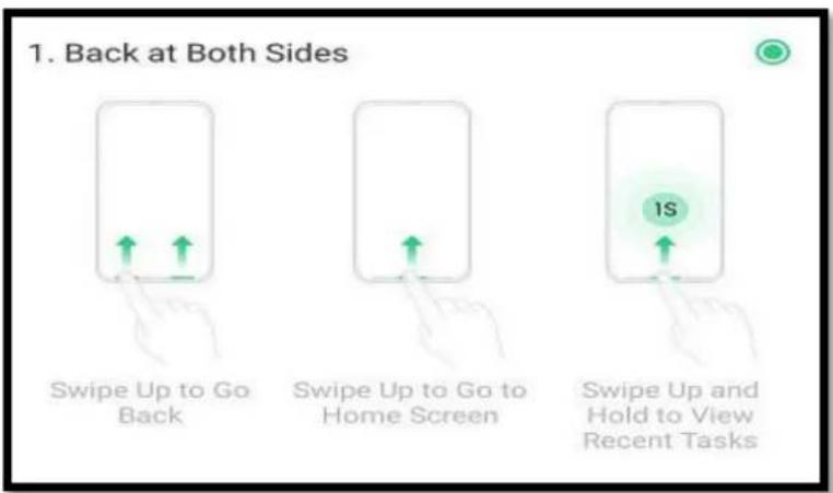 Realme V23 - Swipe-up Gesture Navigation - 2