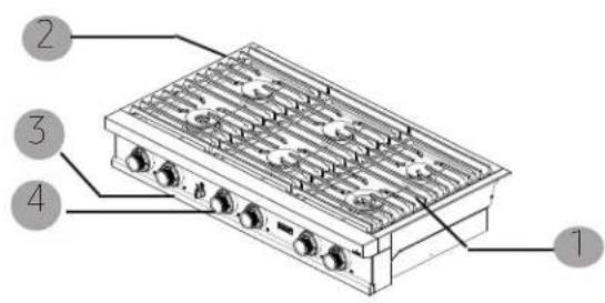 Dacor DTT48M876LM - External Features - 1