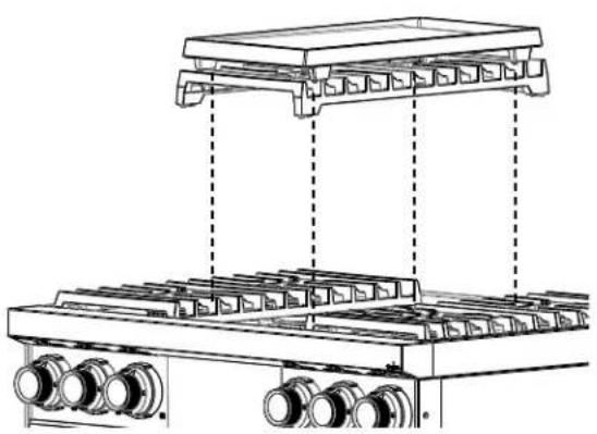 Dacor DTT48M876LM - Using the Griddle - 1