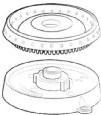 Dacor DTT48M876LM - Round Burner Head/Caps - 1