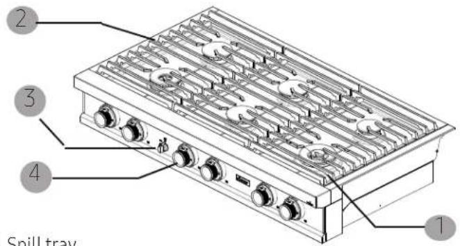 Dacor DTT48M876LM - External Features - 2