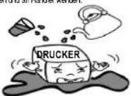 Bixolon SPP-A200 - Niemals Wasser oder Fremdgegenstände in den Drucker eindringen lassen. - 2