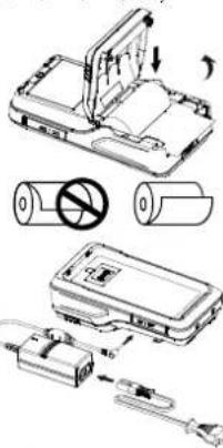 Technical diagram showing exploded view of a device with labeled components and directional arrows indicating assembly or installation.