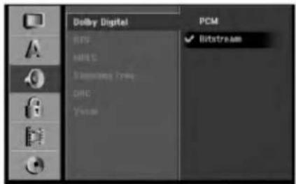 Dolby Digital BTF MAML Bitstream DHC Virtse PCM ✓ Bitstream
