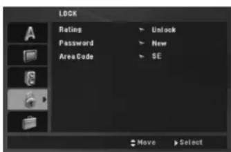 LG DV286K-E2M - LOCK (Foreldrekontroll) - 1