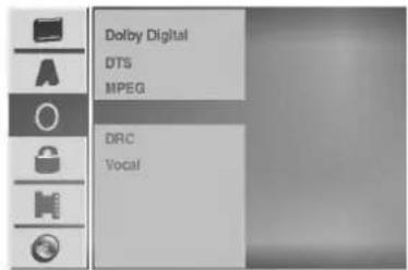 Dolby Digital DTS MPEG DRC Vocal