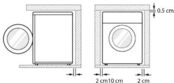LG W5J6AM0WW - Installation Place Requirements Location - 1