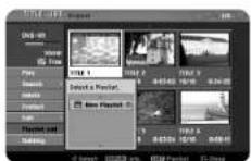 LG DVR9511C - Making a new PlayList VH RAM- - 1