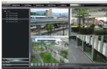 Screenshot of a video editing software interface displaying a highway scene with multiple lanes and city buildings, likely from an online or broadcast application.