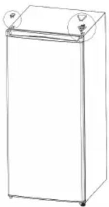 Esatto EBF196W - Changing the door swing - 2