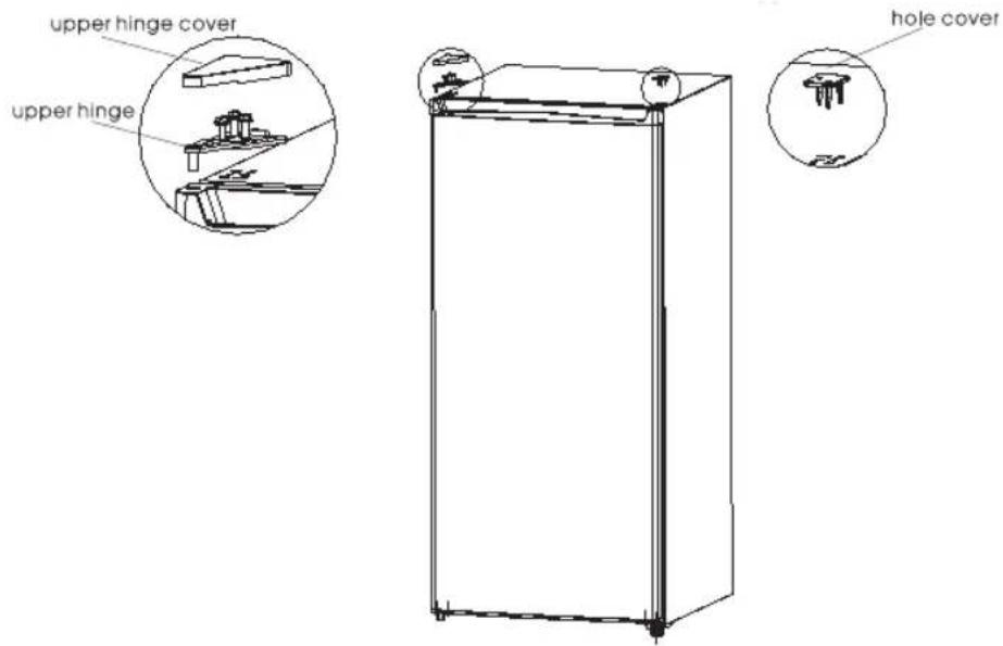 upper hinge cover upper hinge hole cover